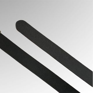 Dây lưng saffiano lắp nhiều mẫu đầu