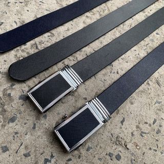 Dây lưng saffiano lắp nhiều mẫu đầu