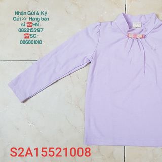 💖SỈ VKIDS💖 Áo thu đông bé gái, dài tay chất thun lạnh,cổ cao 3 phân, nơ đính cổ, size 1t-2t, S2A15521008_10091108_sg1 giá sỉ