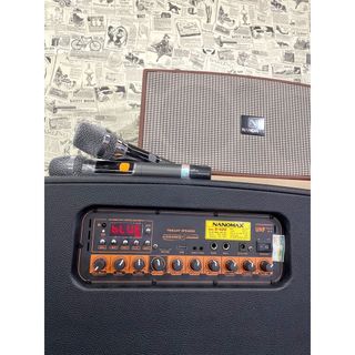 Loa Karaoke Xách Tay Nanomax X420, X-420 Bass Đôi 20cm.