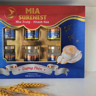 Yến chưng đường phèn Mia Sure Nest 35% ( hộp quà 6 hủ)