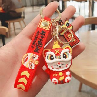 Móc khóa đầu kì lân