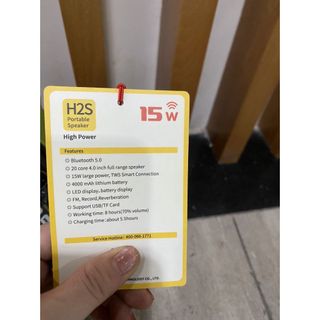 Loa Bluetooth W-King H2S (Công Suất 15W, Pin 5000mAh
