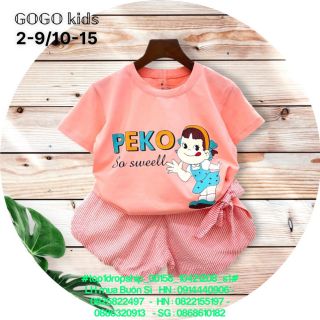 Hàng sỉ SG , bộ bé gái , chất thun cotton, hàng  mềm , thấm mồ hôi , hình in xịn , #top1dropship_00158_10421208_s1# giá sỉ