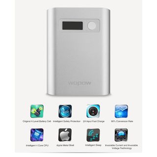 ĐẠI HẠ GIÁ Pin dự phòng wopow 10000 mAh PD604, tiện lợi