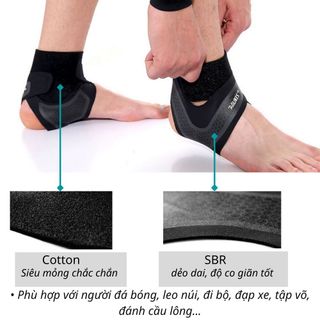 Đai Cổ Chân, Băng Cổ Chân Aolikes Giúp Bảo Vệ Mắt Cá, Cổ Chân Chơi Thể Thao, Vận Động - SP069