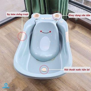 CHẬU TẮM, THAU TẮM CHO BÉ HÌNH CHÚ ẾCH