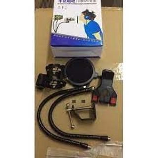 Giá đỡ màng lọc điện thoại kèm mic 2 in 1 kẹp bàn kmv.