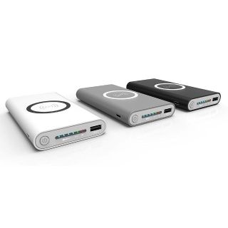 Pin dự phòng hỗ trợ sạc không dây chuẩn QI 10000 MAh
