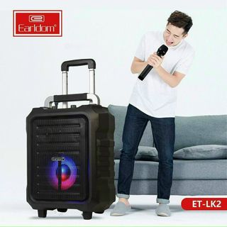 Loa Kéo Di Động Earldom ET- LK2 ( Kèm 2 Mic Không Dây).