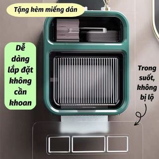 HỘP ĐỰNG GIẤY VỆ SINH 2 TẦNG CAO CẤP
