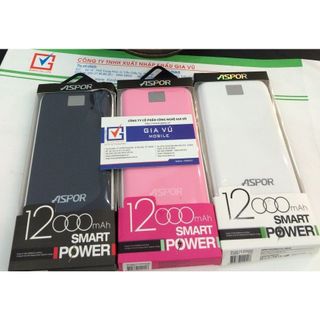 Pin dự phòng Aspor A386 12.000mAh