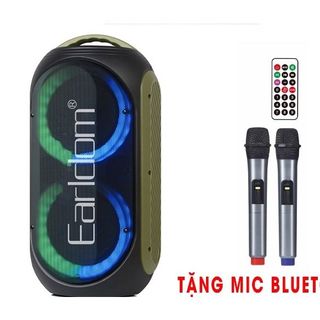 Loa Kéo Di Động Earldom ET-LK1 ( Kèm 2 Mic Không Dây).