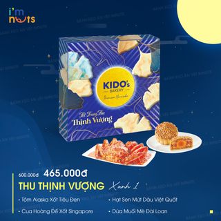 Hộp 4 bánh trung thu sang trọng KIDO Thu Như Ý và Hạnh Phúc