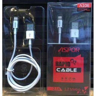 Cáp sạc Aspor rapid cable A106 lighting new giá sỉ