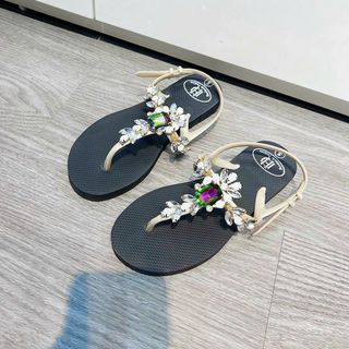 Túi xách quảng châu Sandal Đính Đá Thái - 28B3273 (Chuyên sỉ túi xách sll, balo, ví, thắt lưng, túi Laptop)