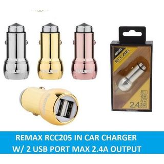 Củ sạc ô tô 2 cổng RCC-205