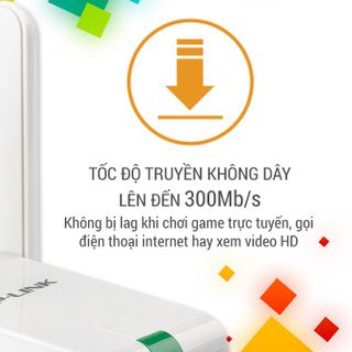 TL-WN822N Bộ Chuyển Đổi USB Không Dây Độ Lợi Cao Tốc Độ 300Mbps