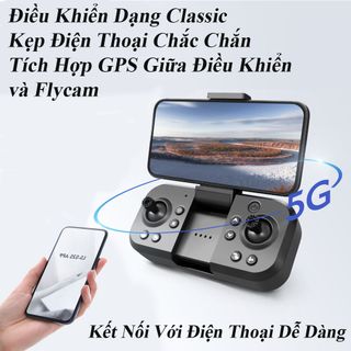 Drone mini, Flycam S2S PRO MAX camera 4K - Tránh Chướng Ngại Vật - Pin 2000mAh bay 20 phút - kết nối điện thȯại