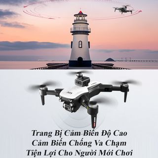 Drone mini, Flycam S2S PRO MAX camera 4K - Tránh Chướng Ngại Vật - Pin 2000mAh bay 20 phút - kết nối điện thȯại