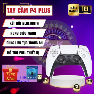 Tay cầm chơi game không dây P5 plus bản pinker - DualSock hỗ trợ đa dạng hệ điều hành - Kết Nối Bluetooth hỗ trợ PC / Laptop / Điện thoại Thông Minh giá sỉ