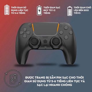 Tay cầm chơi game không dây P5 plus bản pinker - DualSock hỗ trợ đa dạng hệ điều hành - Kết Nối Bluetooth hỗ trợ PC / Laptop / Điện thoại Thông Minh