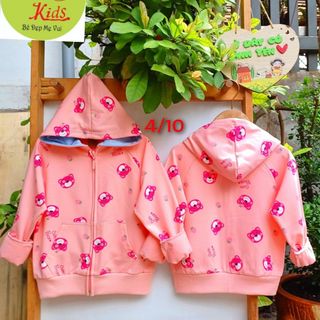 ❤ Hàng sỉ SG❤ Áo khoác bé gái, chất da cá đặt dệt, in gấu kute, bo tay và lai đặt dệt, top1dropship_00263_09561408_sg2 giá sỉ