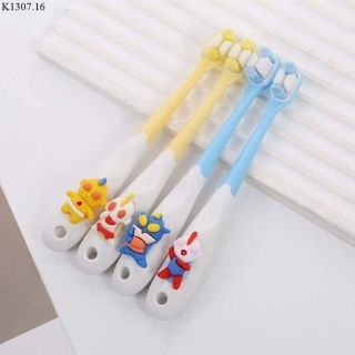 Bé Bàn Chải Đánh Răng Hoạt Hình Công Chúa Mềm Lông Tay Bàn Chải Đánh Răng Trẻ Em Chăm Sóc Răng Miệng