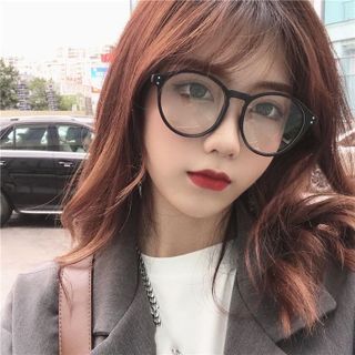 Mắt kính nữ nam thời trang gọng kính cận mắt tròn chống tia UV400 phong cách Ulzzang đẹp giá rẻ 076
