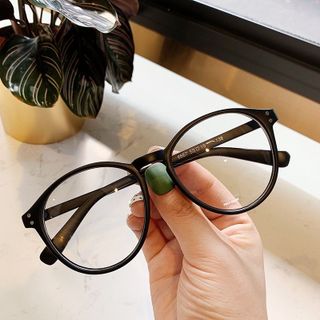 ￼Mắt kính nữ nam thời trang gọng kính cận mắt tròn chống tia UV400 phong cách Ulzzang đẹp giá rẻ 076 giá sỉ