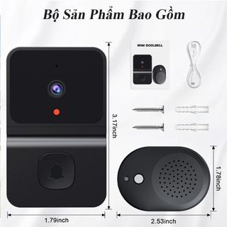 Chuông cửa tích hợp camera Z30 - tự động báo về máy điện thoại - sử dụng APP thông minh