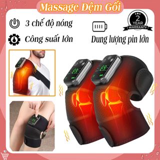 Sưởi ấm Mát Xa Đầu Gối Tấm Đệm LED Khuỷu Tay - Nẹp Vai, Đệm Massage Đầu Gối Đa Chức Năng Tấm Sưởi Giữ Ấm, Giảm Mệt Mỏi, Tăng Thân Nhiệt