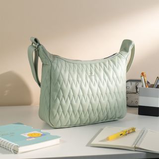 Túi đeo chéo da nữ tote chần chỉ cỡ lớn Yuumy Seasand YN166