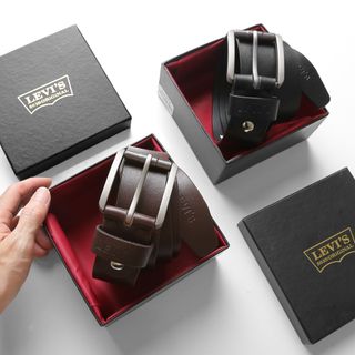 Dây nịt thắt lưng nam, dây lưng nam cao cấp, chất dạ 1 lớp , đầu chống ri. Fhun hộp.