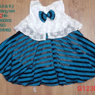 💖SỈ VKIDS💖 Váy thun bé gái phối ren, ren hoa trên, trắng xanh biển, hiệu chipiokids, size nhỡ 5t-10t, ri 6, G1231M1_17161408_sg1 giá sỉ