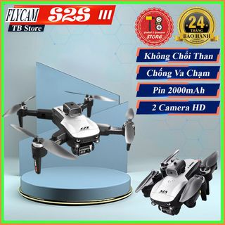 Drone mini, Flycam S2S PRO MAX camera 4K - Tránh Chướng Ngại Vật - Pin 2000mAh bay 20 phút - kết nối điện thȯại giá sỉ