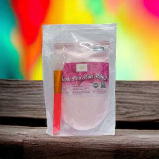 Mask dẻo đắp mặt hương Hoa Hồng Phap Cosmetic ( Tặng kèm cọ Siliconn.)