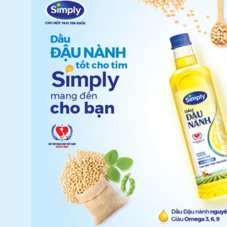 Dầu ăn Simply 1L