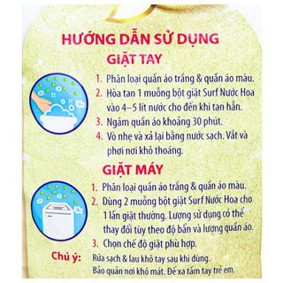Bột giặt Surf nước hoa duyên dáng trắng sạch ngát hương 5.3kg