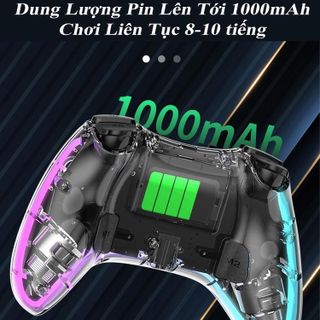 Tay cầm chơi game full skill FO4 P4 P05/S03 LED RGB, Tay cầm không dây chơi fifa online4 full skill cho PC/ Laptop/ TV