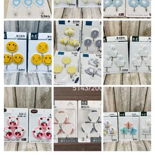 Móc dán tường vỉ 3