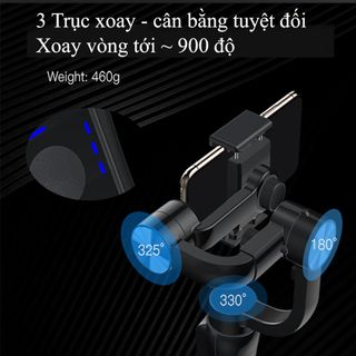 Gimbal điện thoại, gậy chống rung điện thoại, gimbal chốg rung F10, thiết bị quay phim, quay tiktok, vlog chuyện nghiệp cho điện thoại