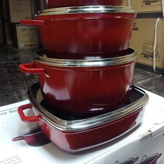 Bộ nồi Arber Aluminium ALU04D nhôm đúc đáy từ hàng chính hãng