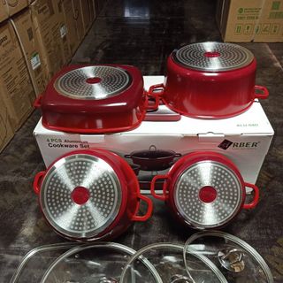 Bộ nồi Arber Aluminium ALU04D nhôm đúc đáy từ hàng chính hãng