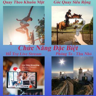 Tay cầm chống rung Gimbal Axis F5 - Gimbal Chống Rung Cho Điện Thoại 3 Trục - Thiết bị quay video, tự động cân chỉnh, chuyển cảnh mượt mà,