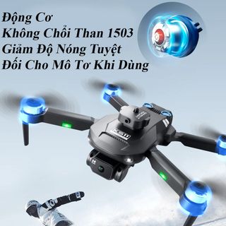 Máy bay flycam KS11, Máy báy điều khiển 4 cánh tầm bay xa, Flycam giá rẻ động cơ không chổi than, Cảm biến tránh vật cản, dễ dàng cho người mới chơi