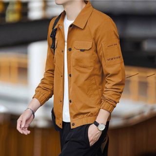 ÁO KHOÁC KAKI BOMBER PHONG CÁCH HÀN QUỐC AKK19 - PHL