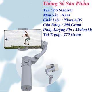 [siêu hót] Tay cầm chống rung Gimbal Axis F5 - Gimbal Chống Rung Cho Điện Thoại 3 Trục - Gậy Chống Rung Quay Vlog, thiết bị quay video cho điện thoại, máy ảnh, tự động cân chỉnh, chuyển cảnh mượt mà, xoay 306 độ
