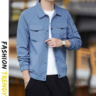 ÁO KHOÁC KAKI BOMBER PHONG CÁCH HÀN QUỐC AKK19 - PHL