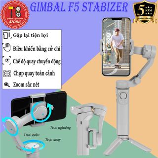 [siêu hót] Tay cầm chống rung Gimbal Axis F5 - Gimbal Chống Rung Cho Điện Thoại 3 Trục - Gậy Chống Rung Quay Vlog, thiết bị quay video cho điện thoại, máy ảnh, tự động cân chỉnh, chuyển cảnh mượt mà, xoay 306 độ giá sỉ